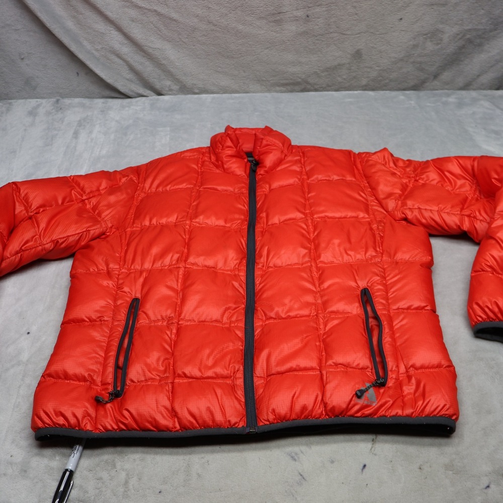 Eddie Bauer Down Jacket Mens XL Red First Ascent Insulated Light Quilted Puffer
